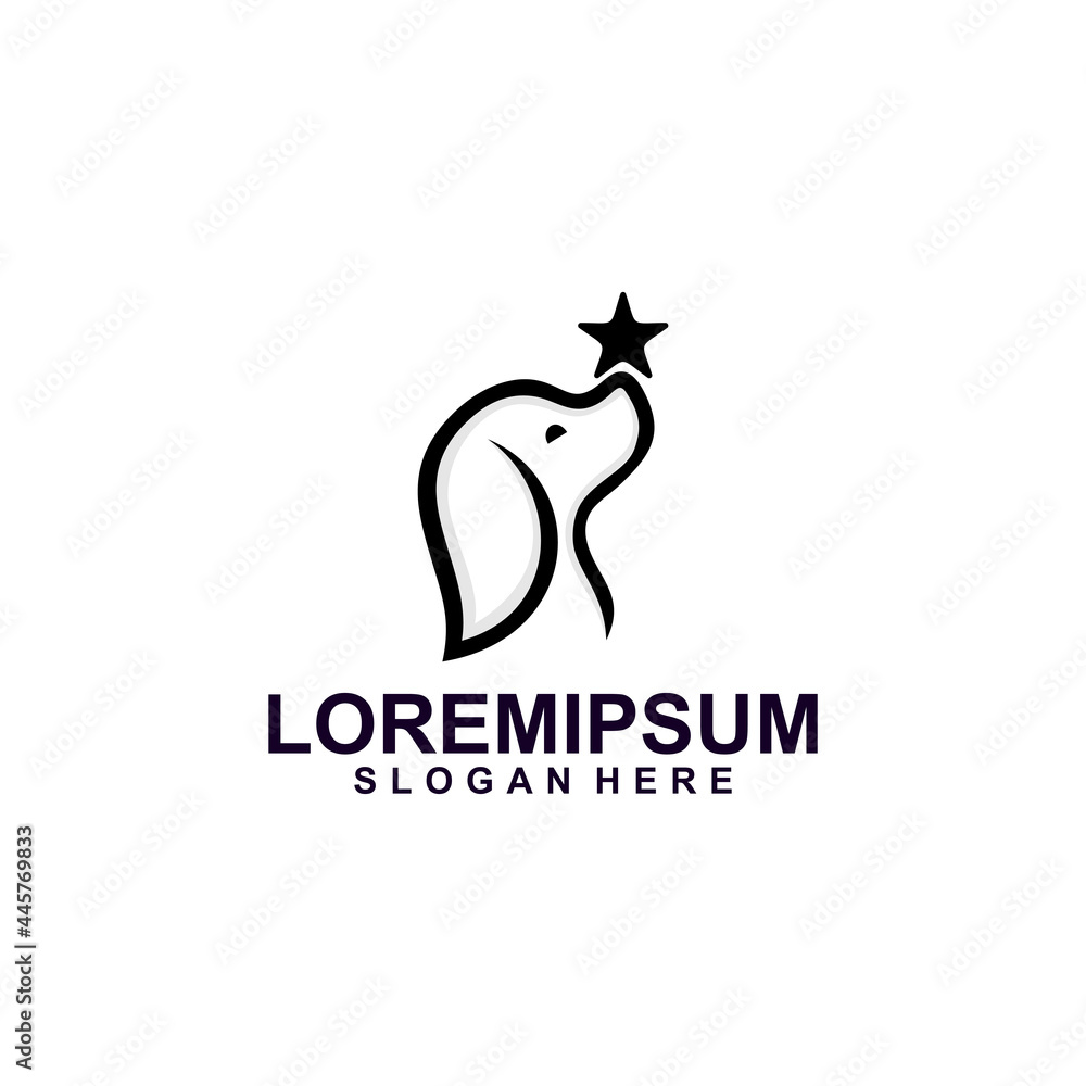 Dog , puppy , line art ,logo design Dog , puppy , line art ,logo design