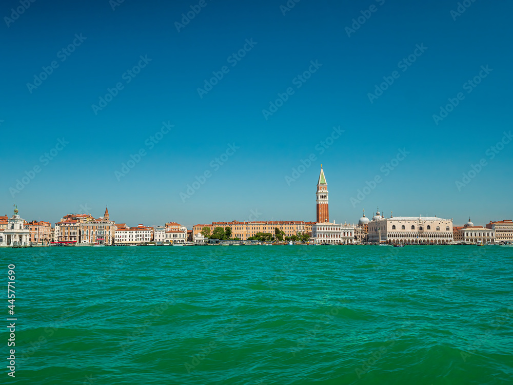 Venice City Shape with the grande water canal 