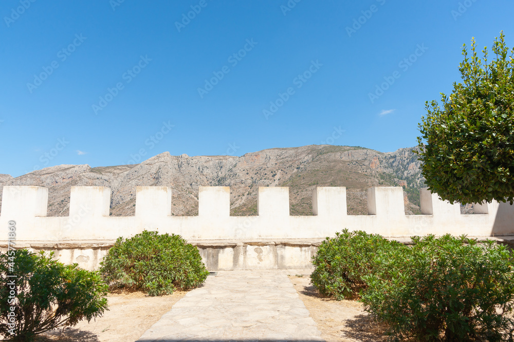 Guadalest, Spain ancient town with medieval castle ruins