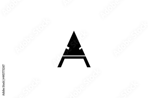 Creative A Letter Logo Vector Design  Template