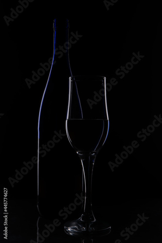 bottle and glass