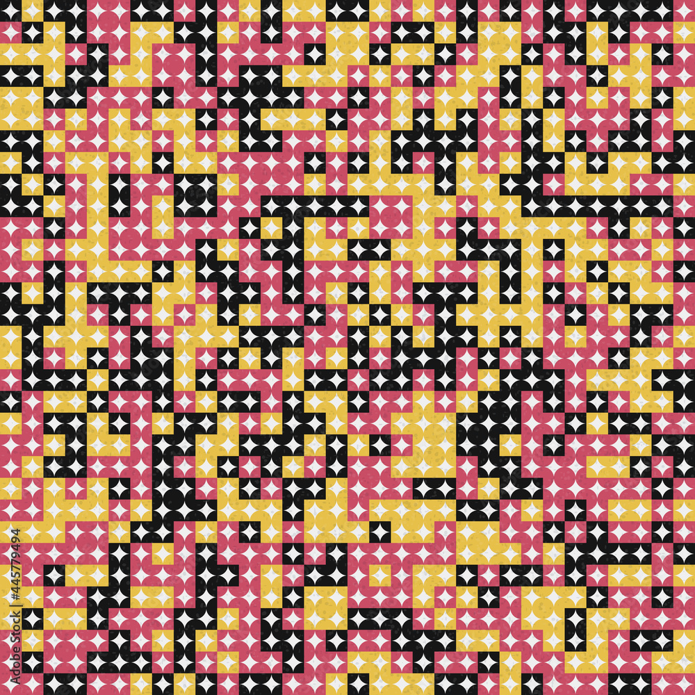 Abstract Geometric Pattern generative computational art illustration Abstract Geometric Pattern generative computational art illustration