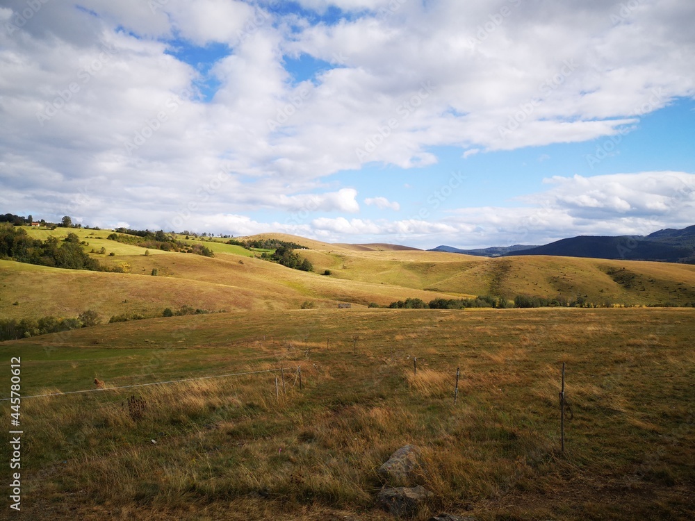 warm autumn day in zlatibor