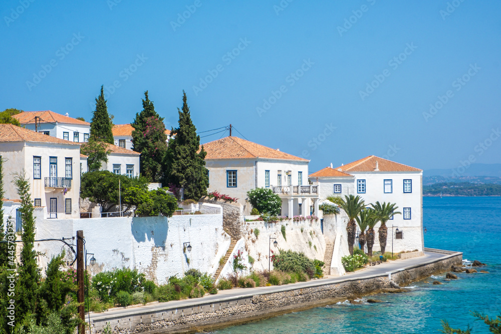 view of the region sea of Spetses