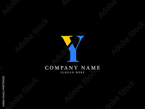 Letter y Logo, Colorful y Icon, Singel y Logo Letter Vector For Business