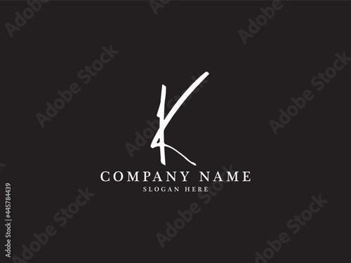 Letter k logo, Signature k k Letter logo Icon Design For Business