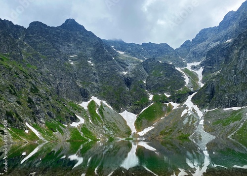 The Black Pond under Rysy. Polish Tatras, Poland