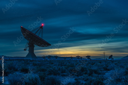 Owens Valley Desert Observatory Radar Dishes Deep Space Telescope
