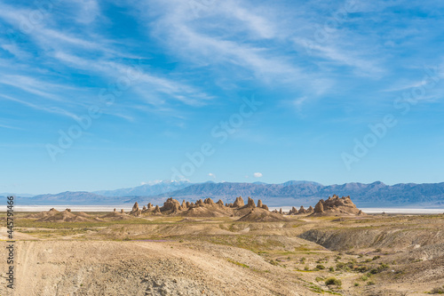 Trona Pinnacles Aerial Rock Landscapes, California 