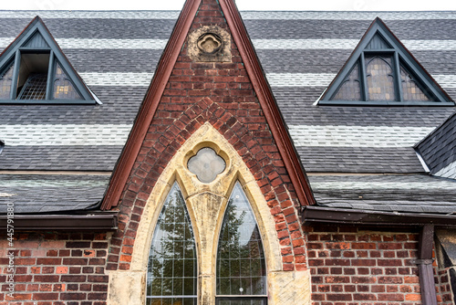 Canvas Print Victorian architecture detail in the church, Toronto, Canada