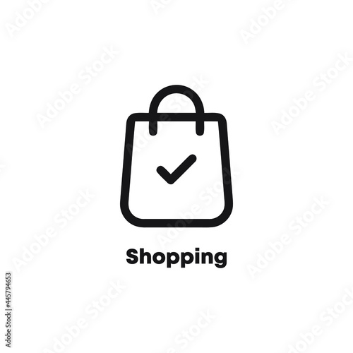 Shopping icon vector © Aji