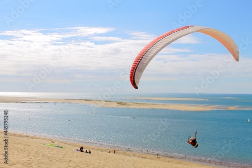 French paraglider