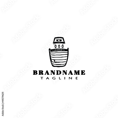 ark noah logo icon design vector illustration