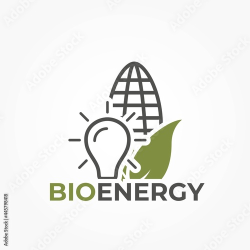 bioenergy color icon. eco friendly, alternative, sustainable and renewable energy symbol