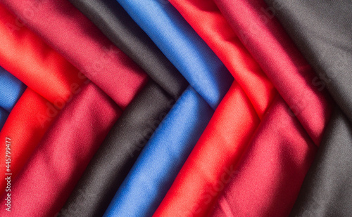 fabric cutting background.