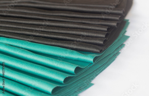 fabric cutting background.