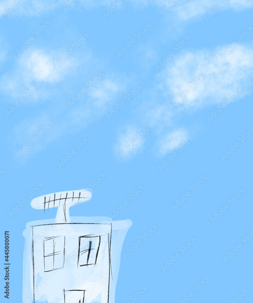 The soft cloud on the sky , feeling art The soft cloud on the sky , feeling art