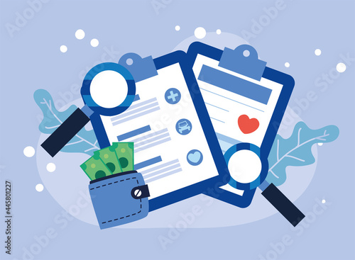 insurance payment car vehicle and health