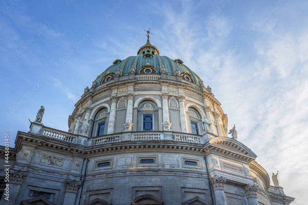 Obraz premium The Marble Church (Frederik's Church) - Copenhagen, Denmark