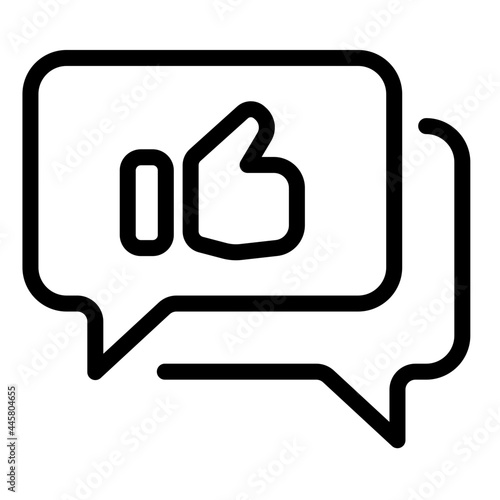 like support line icon