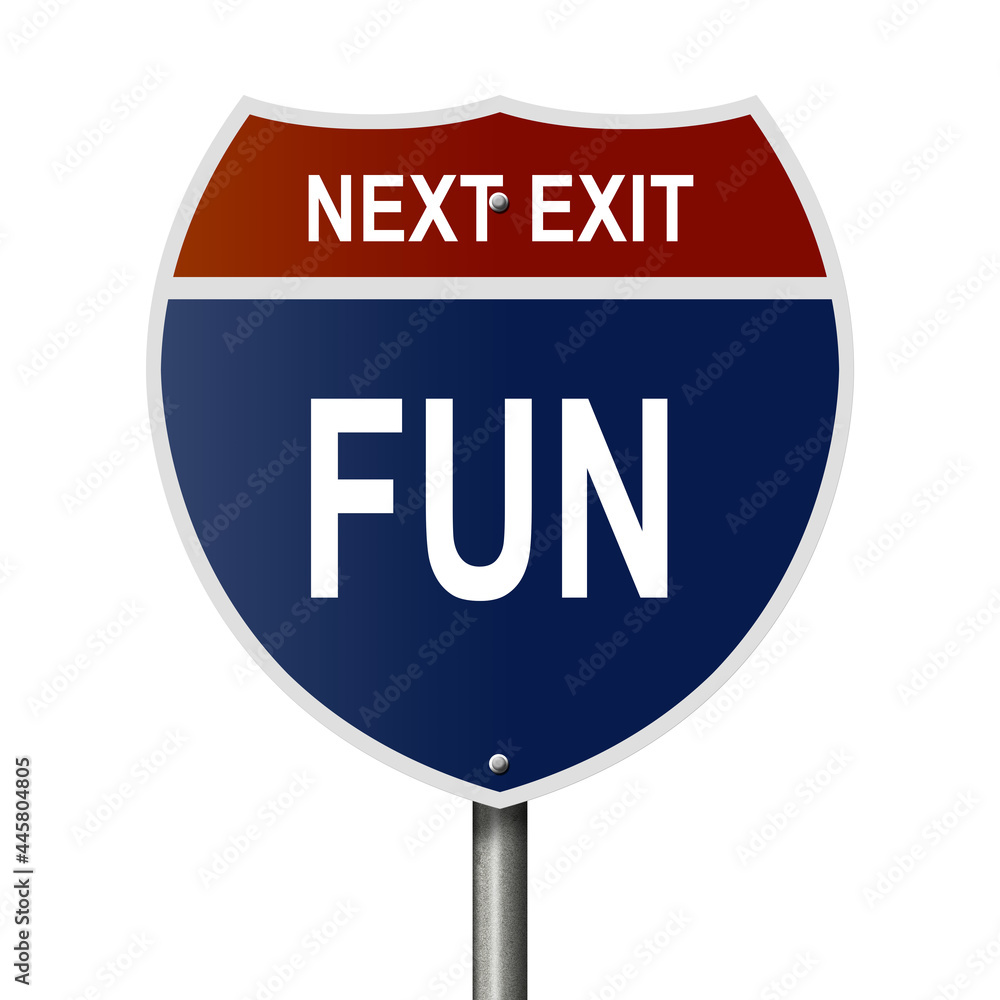 Rendered concept sign in the style of interstate freeway markers Rendered concept sign in the style of interstate freeway markers