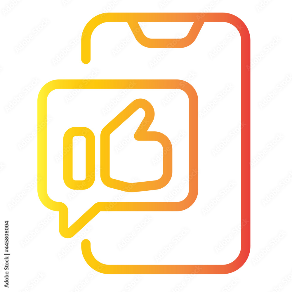 like gradient icon like gradient icon
