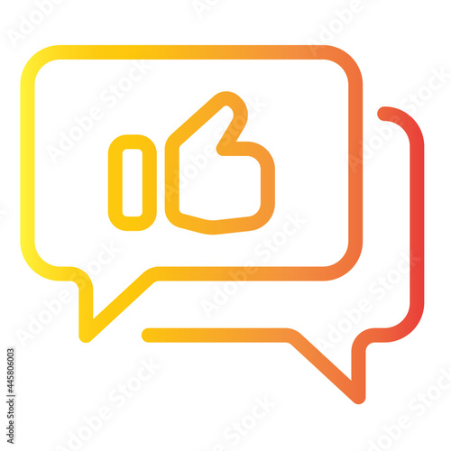 like gradient icon