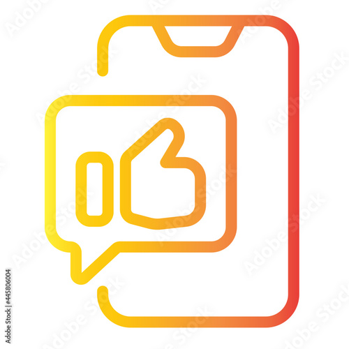 like gradient icon