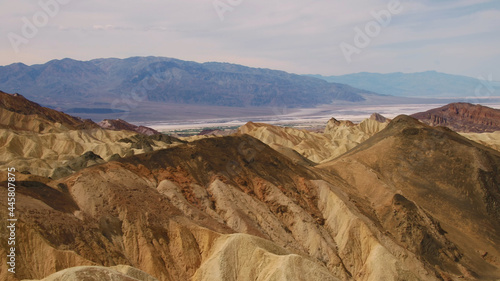 Death Valley Aerial Twenty Mule Team Canyon, California 