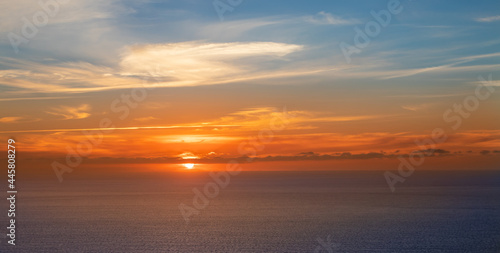 Soft Warm Sunset Ocean © rghenry