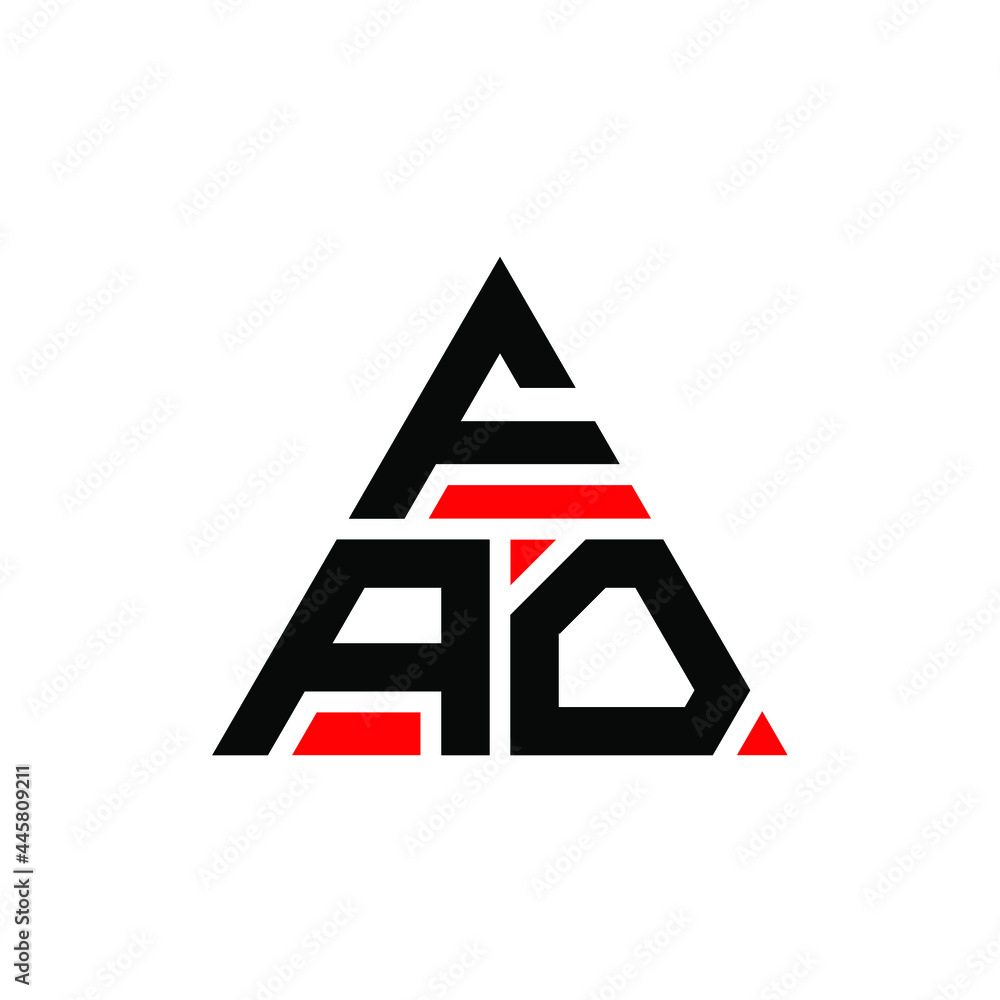 FAO triangle letter logo design with triangle shape. FAO triangle logo design monogram. FAO triangle vector logo template with red color. FAO triangular logo Simple, Elegant, and Luxurious Logo. FAO FAO triangle letter logo design with triangle shape. FAO triangle logo design monogram. FAO triangle vector logo template with red color. FAO triangular logo Simple, Elegant, and Luxurious Logo. FAO