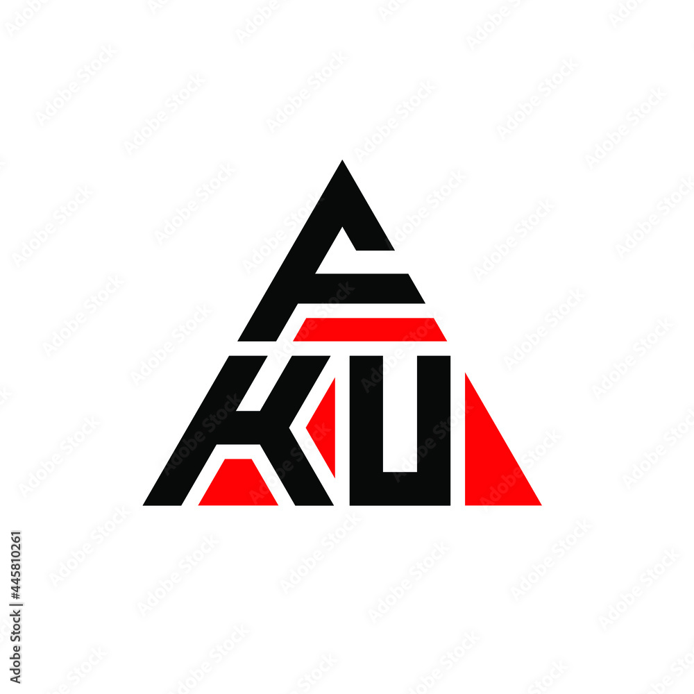 FKU triangle letter logo design with triangle shape. FKU triangle logo design monogram. FKU triangle vector logo template with red color. FKU triangular logo Simple, Elegant, and Luxurious Logo. FKU FKU triangle letter logo design with triangle shape. FKU triangle logo design monogram. FKU triangle vector logo template with red color. FKU triangular logo Simple, Elegant, and Luxurious Logo. FKU