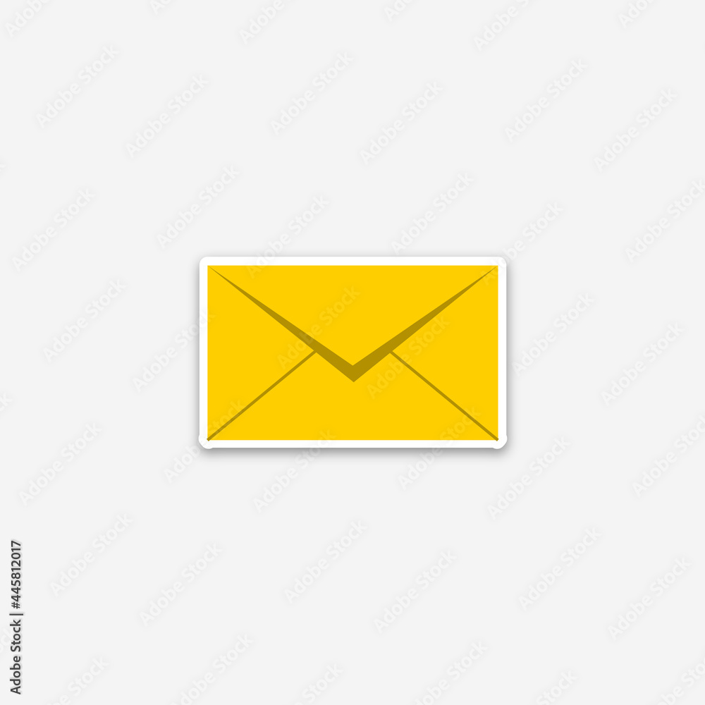 Illustration of E-mail envelope icon Illustration of E-mail envelope icon