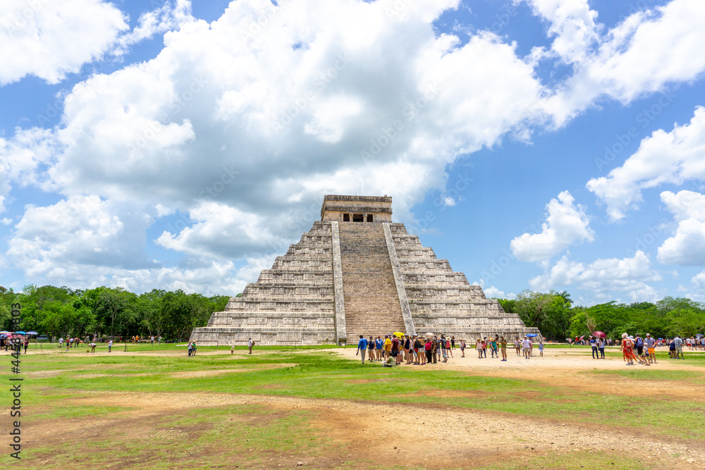 Chichen Itza, one of the Seven Wonders of the World, is a Mayan city located on the Yucatan Peninsula in Mexico. Chichen Itza, one of the Seven Wonders of the World, is a Mayan city located on the Yucatan Peninsula in Mexico.