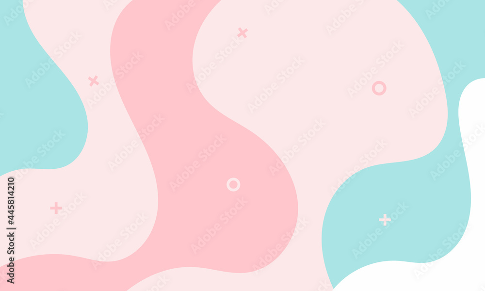 Abstract Pink,blue geometric background. Modern background design. Liquid color. Fluid shapes composition. Fit for presentation design. website, basis for banners, wallpapers, brochure, posters