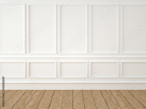 White room and wall
