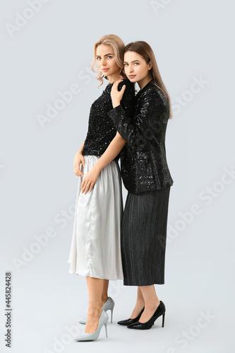 Beautiful young sisters on ...