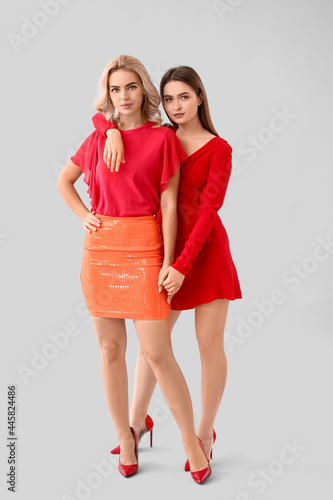 Beautiful young sisters on ...