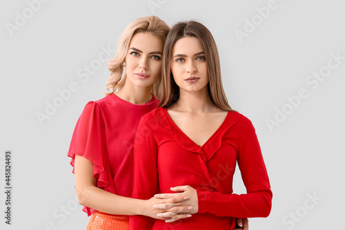 Beautiful young sisters on ...