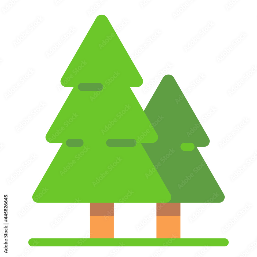 forest flat icon forest flat icon