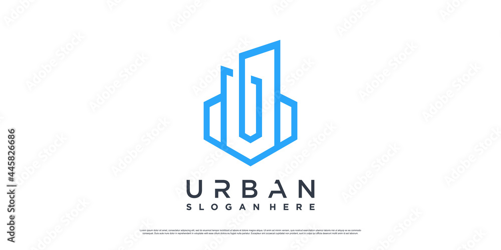 Building logo design template with unique concept Premium Vector part 5 Building logo design template with unique concept Premium Vector part 5