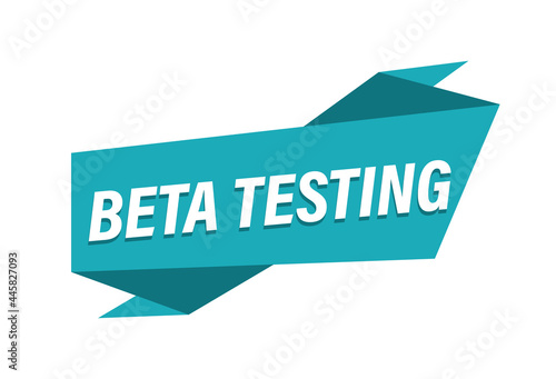 Beta Testing banner vector image