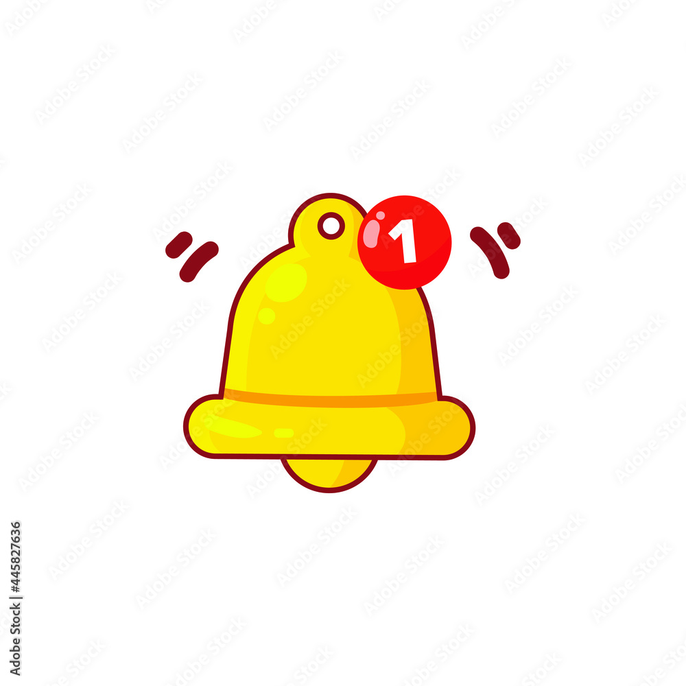 a unique icon depicting the notification bell a unique icon depicting the notification bell