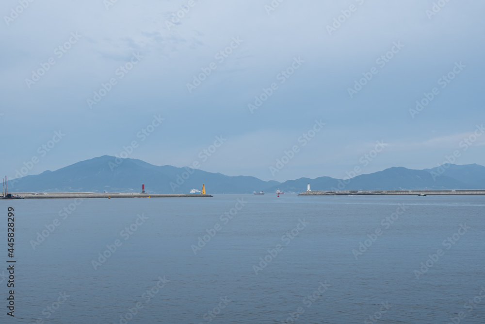 Yeosu ocean coastal view Yeosu ocean coastal view