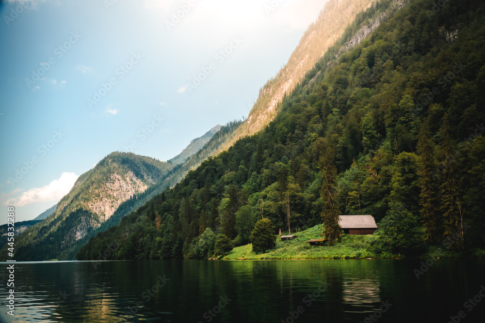 Königssee Obersee und Fischunkelalm