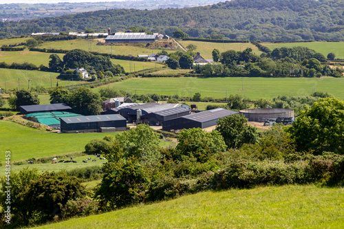 Modern farm buildings located near the Crawfordsburn Road near Bangor County Down