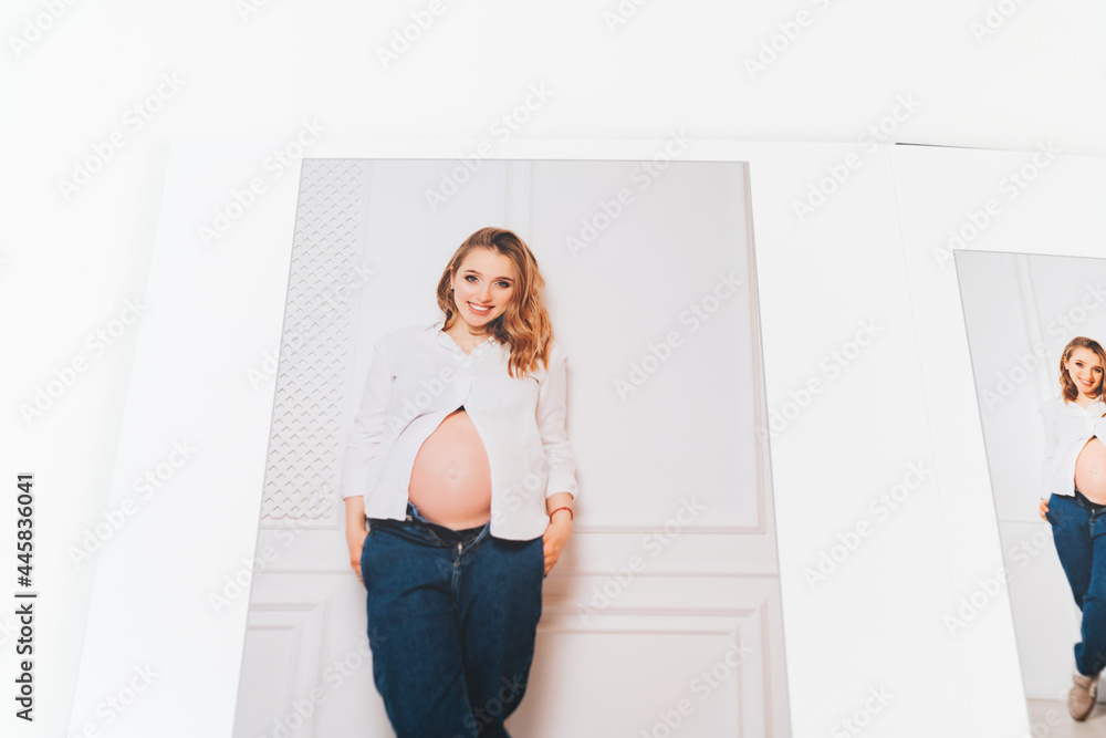 top view. photobook from photo shoot pregnancy. top view. photobook from photo shoot pregnancy.
