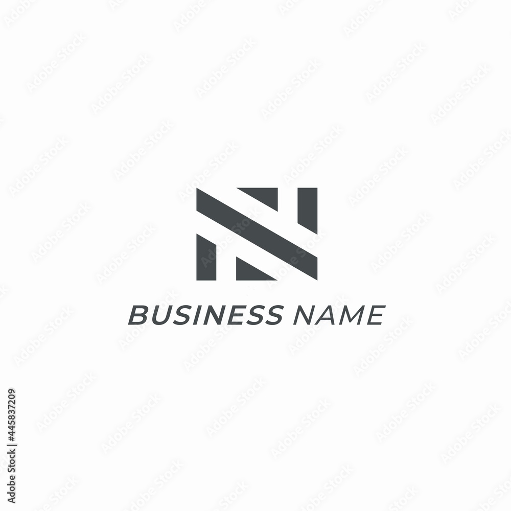 design logo creative letter N