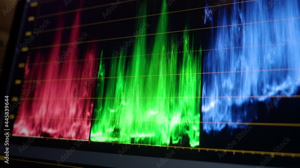 Color grading. 4K Color Correction Post Production Video Or Photo