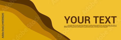 colorful creative banner template wave pattern vector for web banner, blog banner, and business card template